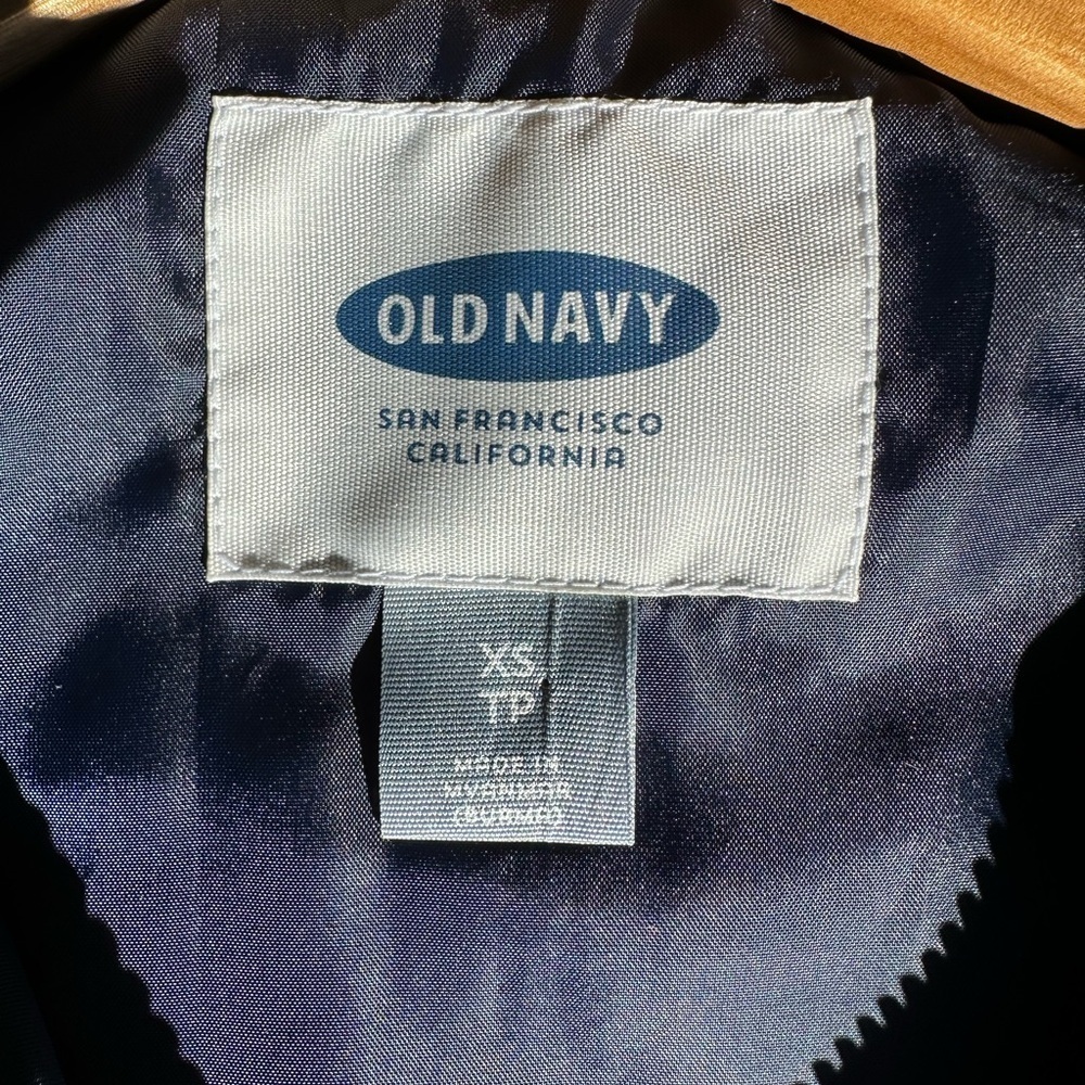 Old Navy Dark Blue Navy Quilted Vest Equestrian Quiet Luxury Coast Lake XS - Picture 4 of 9